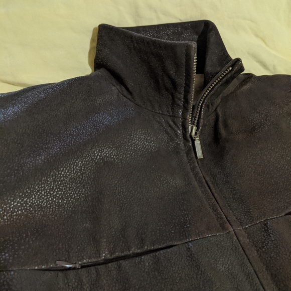 Gian Mori _ Men brown leather jacket never worn - Picture 5 of 6